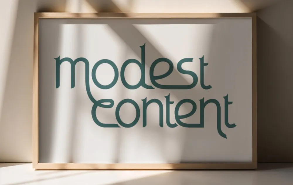 Modest Content, aperçu du projet